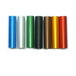 Aluminum Tubing Custom Free Size Colorful Al6061 Al6063 Blasted Aluminum Alloy Tubing Aluminum Anodized Pipes Round Aluminium Blasting Tubes