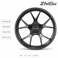 Jantes forgées ZhiGu Premium 18-22 pouces, noir mat, Y-Split 10 branches, jantes sport de luxe pour BMW M3 M4 Audi RS Mercedes