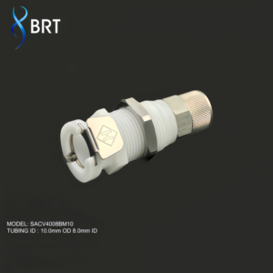 Connecteur rapide <span class=keywords><strong>de</strong></span> panneau en plastique POM PTF pour tuyau d'air, diamètres extérieurs 6mm, 8mm, 10mm, à raccordement rapide pour montage sur panneau - Product Image 1