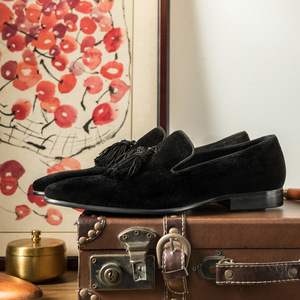 Zapatos de Vestir de Cuero Negro para Hombre, Estilo Británico Elegante y Moderno, Auténticos de Cuero Genuino, para Bodas y Fiestas - Product Image 6