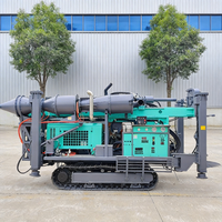 Machine de forage à circulation inversée montée sur chenilles, alimentée au diesel, Hardrock 500m, avec roulement de moteur de 325 mm de diamètre pour applications géotechniques