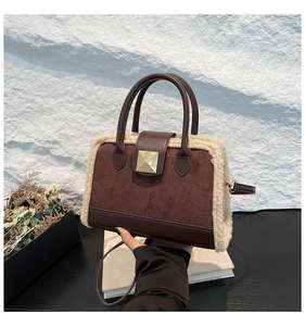 Nuevo bolso bandolera retro estilo coreano con cremallera para mujer, con forro de poliéster PU, bolso de mano moderno para mujer - Product Image 4