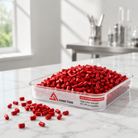 Granulés de plastique colorés PP PE 30% pigmentés, MOQ personnalisé pour film soufflé par injection