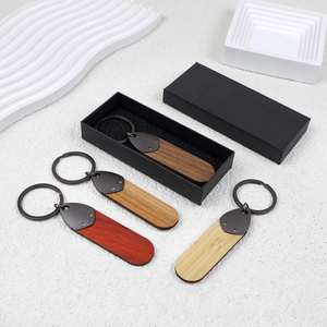 Personalized Gift Wood Keychain Metal Ring Holder Keychain Real Wood Keychain for Men Women Festival Gift