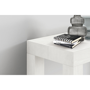 Virginia Console <b>Table</b> <b>White</b> Ash Melamine Finished Internal Use - Product Image 2