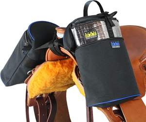 TrailMax vente cuir véritable équestre Western Trail équitation cheval sacs de selle matériel en acier directement Inde compétitif - Product Image 3