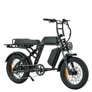 Usine OEM dame hommes vintage ebike 48v/52V pleine suspension vitesse rapide rétro moto électrique e-bike vélo vélo électrique - Product Image 1