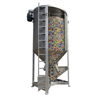 Homogénéisateur vertical en acier inoxydable HUAZHIYI avec moteur à engrenages pour produits chimiques et transformation alimentaire, équipement de mélange de 1000 L de capacité