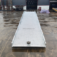 Rampe de déchargement hydraulique pour camions STRONGWAY, structure en acier haute résistance, capacité de 10 tonnes, rampe mobile pour quai, chargement de conteneurs