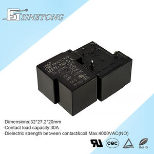 4-Pin 24V Electromagnetic PCB Power Relay Miniature 40A Load Current 1A High Power General Purpose Switch 4KV <b>Sealed</b> Relay - Product Image 6
