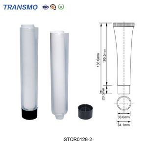Tube vide pour crème pour les mains, récipient pour nettoyant facial, tube noir à presser pour crème pour les mains, emballage de tube souple - Product Image 2