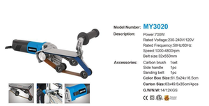 Lijadora y <span class=keywords><strong>Pulidora</strong></span> de Banda de Velocidad Variable Ajustable <span class=keywords><strong>para</strong></span> el Procesamiento de Tubos Metálicos, Pulido de Tuberías y Tratamiento de Superficies - Product Image 3