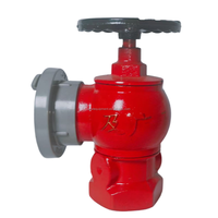 Pasokan Pabrik Wanlian SNZW65-I-Y DN65 Rotary Fire Hydrant, Rotary Bend Pendek Dengan Port Gulungan Selang Terpasang