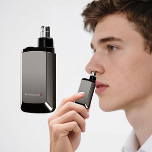 Tondeuse à poils de nez portable professionnelle pour hommes, rechargeable par USB, sans fil, outil de toilettage pour l'épilation des oreilles, usage domestique - Product Image 1