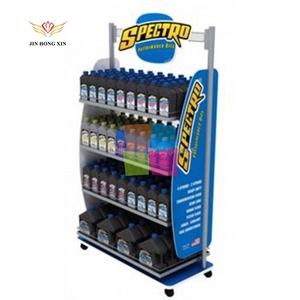 Verstelbare Voeten Auto Reparatie Onderhoud Benodigdheden Winkel Tankstation Motor Motor Smeermiddel Olie Fles Metaal Promotie Display Plank - Product Image 2