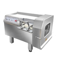 Machine de découpe de cubes d'os de viande congelée Machine de découpe de cubes de poitrine de poulet frais