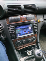 Écran tactile LCD-TFT 2 DIN 7 "avec navigation Gps Lecteur DVD Mp3/Mp4/Mp5 de voiture bon marché pour Mercedes Benz W203