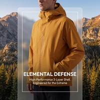 Veste softshell imperméable coupe-vent unisexe à capuche, longue, respirante, séchage rapide, avec fermeture éclair, pour la randonnée