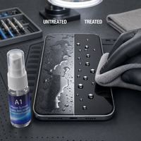 Protecteur d'écran liquide de qualité industrielle A1, nano micro-silice, essence céramique invisible modifiée anti-rayures, Guangdong
