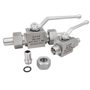 YANYE KHB YJZQ Typ Kohlenstoffstahl Manuelles Hydraulisches Kugelventil Gerade Durchgang Ein-Aus Innengewinde Hochdruck DN25 Anschluss - Product Image 5