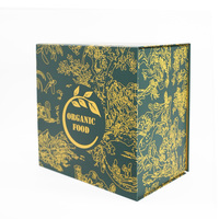 Caja de Regalo Magnética de Lujo Estilo Libro, Impresión Personalizada, Empaque de Papel Premium para Regalos Navideños y Presentación de Marca