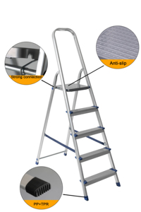 2025 Chất lượng cao Nhôm đa mục đích gấp thang mở rộng cây đứng nhà bếp sử dụng kính thiên văn leo thang EN131 - Product Image 5