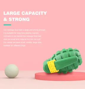 Dog Chew Toy Rubber Grenades Large Production Plants Dog Rubber Leaking Food Toy Dog Chew Toy Rubber