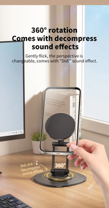 Support de téléphone portable moderne Great Roc 360 réglable et pliable avec base magnétique pour salon et cuisine - Product Image 5