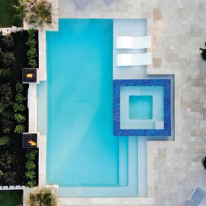 Encantadores accesorios de fibra de vidrio enterrados a la venta. Nuevo Marco de piscina prefabricado rectangular-Full Charm - Product Image 5