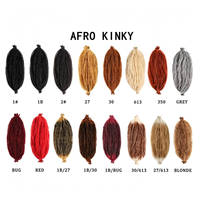 3X Africa Kinky Curly Marley Crochet Braids Hair Celebrity Style High-Temperature Wire Machine Double Weft Caterpillar Henan