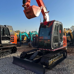 Mini-excavatrice hydraulique sur chenilles d'occasion Hitachi ZX70 ZX75 ZX120 ZX200, idéale pour la construction, modèle Hitachi ZX70-5A - Product Image 2