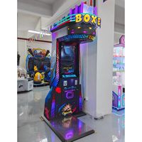 Machine de boxe à monnayeur avec photo, écran LCD HD et lumières RGB, machine de jeu d'arcade pour test de force pour centre de jeux
