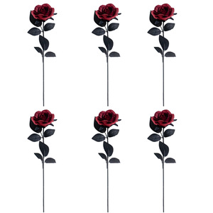 Fiori artificiali in stile gotico scuro <span class=keywords><strong>rosa</strong></span> confine - Product Image 6