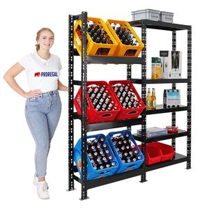 <strong>Drinks</strong> <strong>Crate</strong> Shelf 6 <strong>Crates</strong> with 5 Racks,Freestanding <strong>Crate</strong> Stand, - Product Image 5