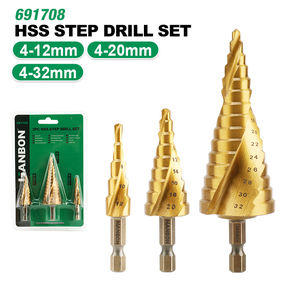 공장 핫 세일 의해 공급 3PC 세트 고품질 HHS 티타늄 코팅 단계 드릴 비트 - Product Image 6