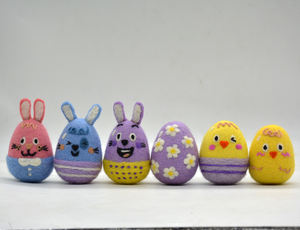 Juego de Huevos de Pascua de Fieltro, Venta Caliente 2025, Juguetes de Fieltro Ecológicos para Niños - Decoración de Primavera, Decoración de Pascua con Huevos de Fieltro - Product Image 6