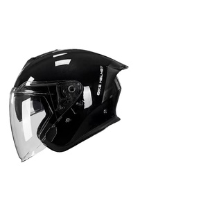 Casco de Motocicleta 3/4, Casco Retro Abierto para Adultos con Visera, Casco Medio para Motocicleta para Hombres y Mujeres - Product Image 4