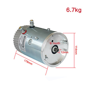 <span class=keywords><strong>Motor</strong></span> de carretilla elevadora eléctrica de 12V, 24V, 48V, 60V, <span class=keywords><strong>72V</strong></span>, bomba de aceite hidráulico, unidad de potencia, <span class=keywords><strong>Motor</strong></span> eléctrico de CC cepillado de nueve dientes estriado - Product Image 3