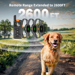 3 eğitim modu ile yenilikçi su geçirmez şarj edilebilir köpek şok e-yaka 2600FT uzaktan köpek eğitim tasması Tize - Product Image 6