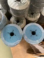 Disques abrasifs en fibre de résine de haute qualité, grain 36, 115 mm x 7/8 po, trou traversant, à dos en fibre d'alumine-zircone, disques de coupe moyens OEM