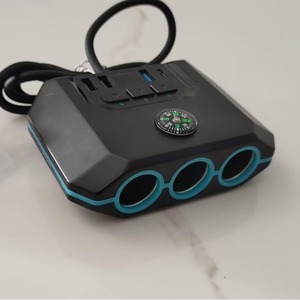 เครื่องชาร์จโทรศัพท์มือถือในรถยนต์1-3เครื่องชาร์จเร็วทนทานทำจาก ABS - Product Image 4