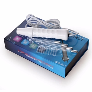 Home Beauty Device Facial Therapy Wand 4 in 1 High Frequency Electrode Wand Electrotherapy Glass <strong>Tube</strong>