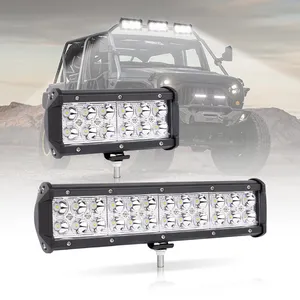 Bke led מוטות אור סופר בהירים מוארים מוארים מוארים על ידי משאית מוט מוט מוט כפול רכב הוביל אורות בר