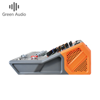 GAX-EP4 Mixer Daya Profesional 4/6/8 Kanal dengan Amplifier Terintegrasi 600 Watt 99 Efek DSP