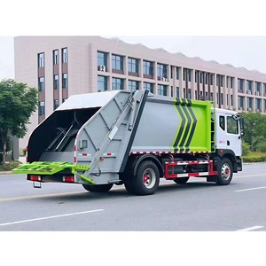 Camión compactador de basura Dongfeng de 8-10cbm con motor de GNL para la recolección de basura municipal - Product Image 2