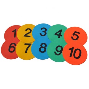Équipement de sport en gros : Barrières en plastique pour l'entraînement de vitesse des enfants, Plaques de marquage plates pliables, Ensemble d'agilité pour le football, Cônes de signalisation souples en PVC - Product Image 5