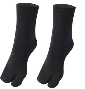 Chaussettes japonaises <span class=keywords><strong>Tabi</strong></span> unisexe à deux orteils, chaussettes à orteils séparés pour tongs, chaussettes montantes pour hommes, chaussettes japonaises à orteils séparés - Product Image 4
