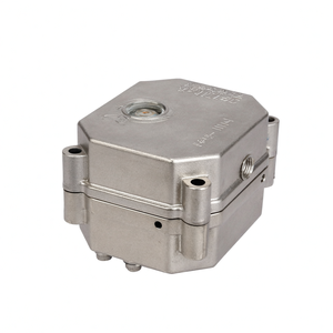 Vanne à boisseau sphérique motorisée électrique COVNA OEM en bronze à 3 voies, haute température (90 degrés), mini, à bride, avec joint en PTFE pour acides - Product Image 6