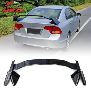 สปอยเลอร์หลังทรง Type R สีดำเงา สำหรับ Honda Civic Sedan 4 ประตู ปี 2006-2011 - Product Image 1