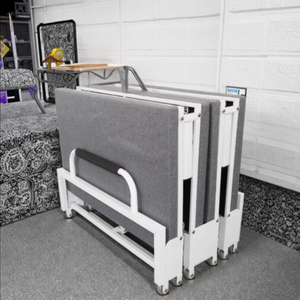 Lit pliant métallique en gros, extensible, pour bureau, soins à domicile, école, camping, hôpital, entrepôt et salon - Product Image 1